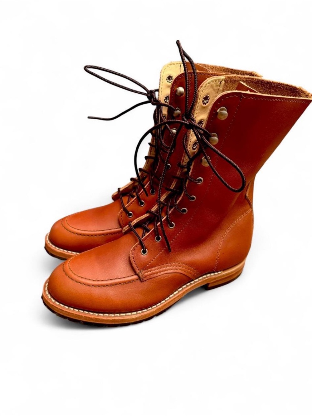 Red Wing Heritage 3431 Gracie Pecan Leather Tall Boot NWOB 6.5